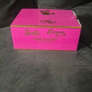 Dragon Glassware Barbie Wine Glasses